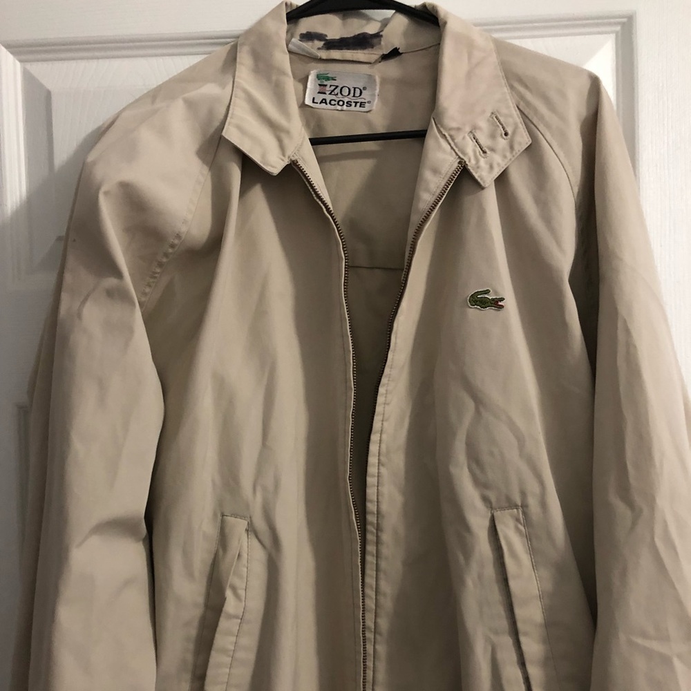 izod lacoste vintage men’s jacket